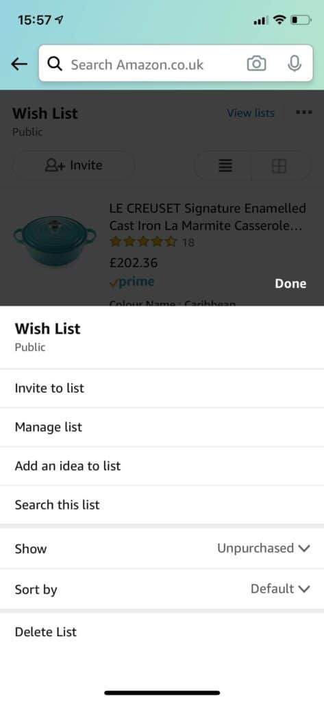 List your wish link copy to amazon how How to