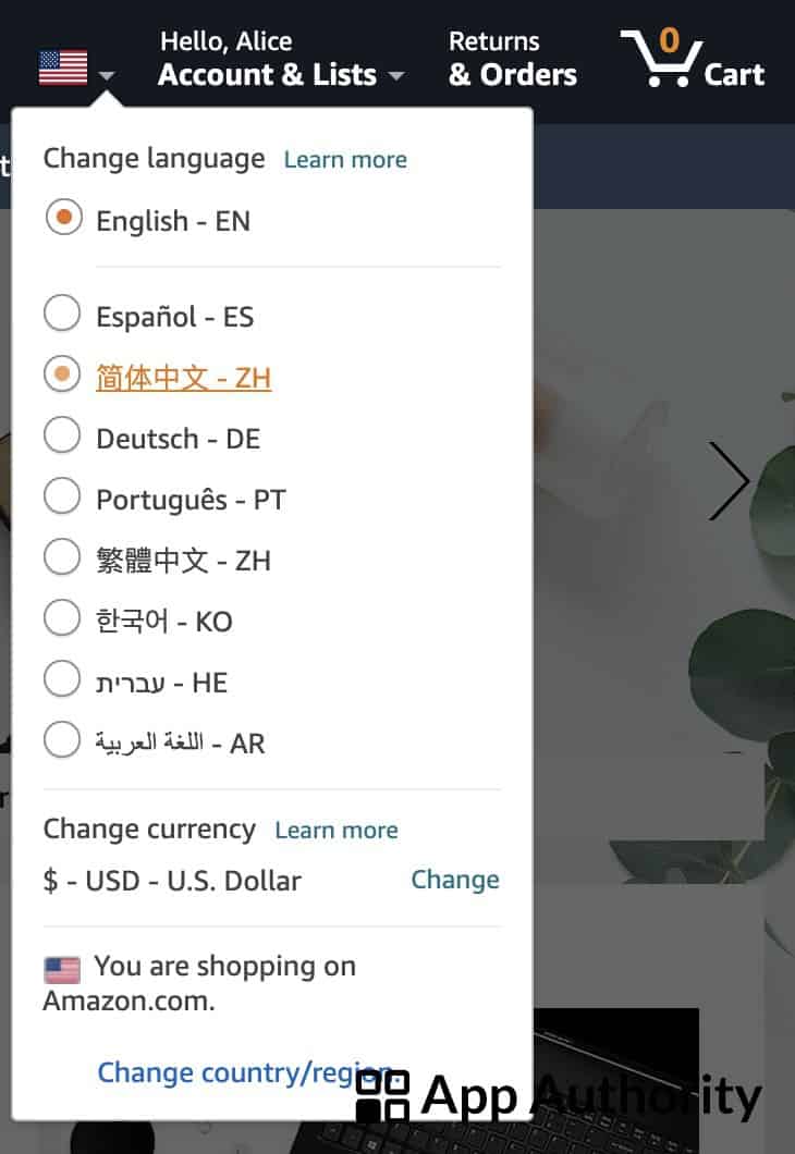 How to Change the Language on Amazon » App Authority