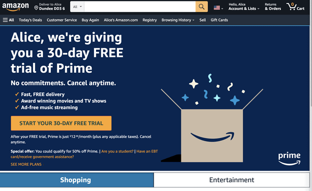 How to Sign Up for Amazon Prime