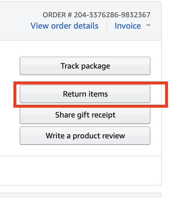 How to Return Amazon Items