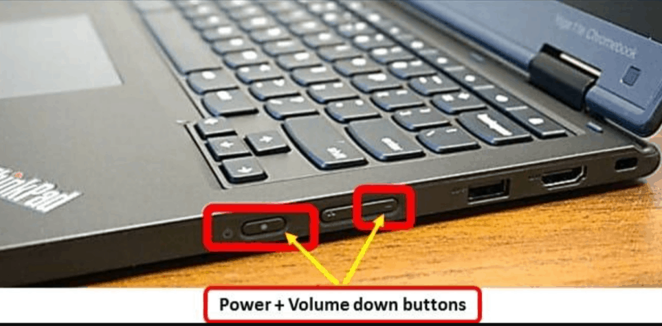 Power+Volume Down Keys