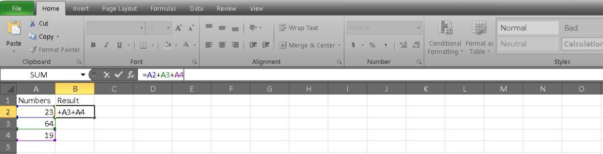 How to add cells in Excel » App Authority