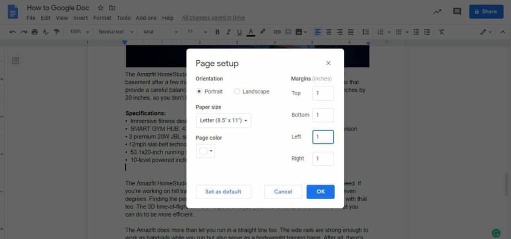 How to change margins in Google Docs - App Authority