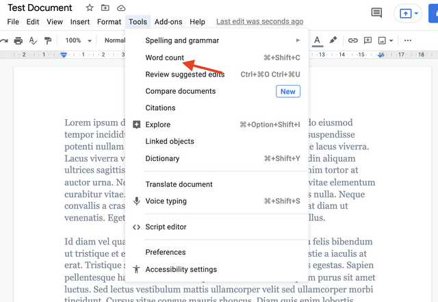 How To Check Word Count On Google Docs App Authority