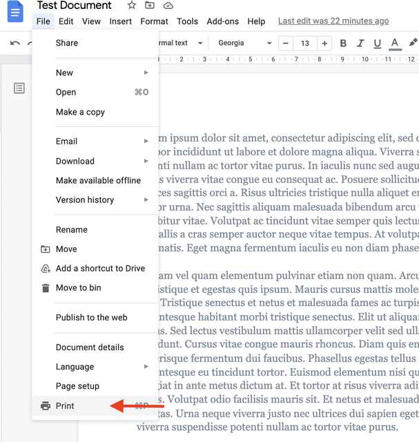 How To Print From Google Docs App Authority