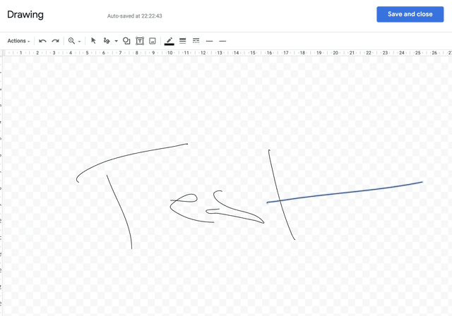 Handwrite your signature