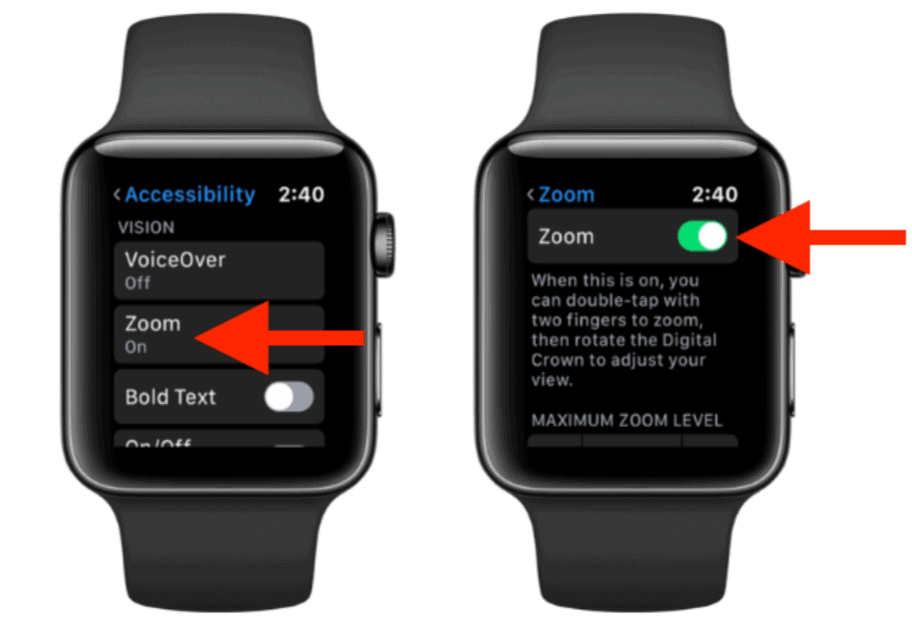 How to Zoom in and out on Your Apple Watch