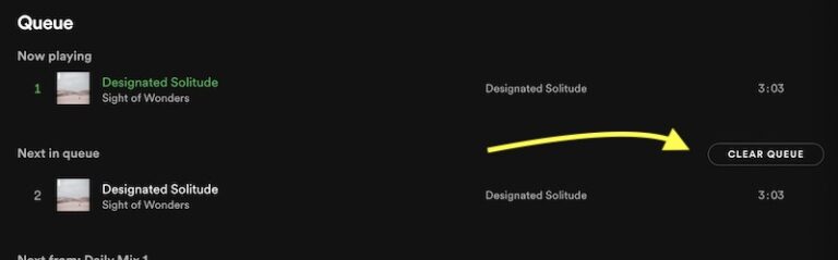 How to clear your queue on Spotify on your Phone and desktop » App