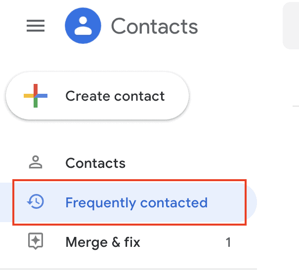 Find frequently contacted addresses in your Gmail account
