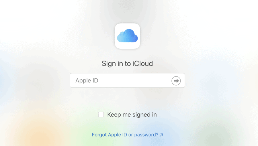 Sign in to add contacts directly to iCloud