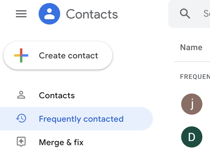 How to find Gmail contacts that aren't showing up