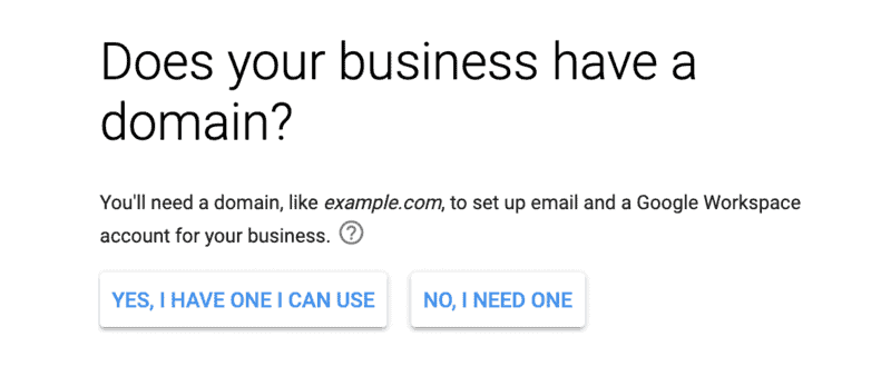 business gmail account