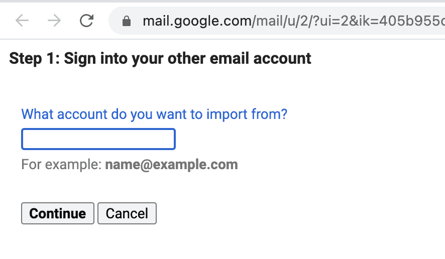 sign into your new gmail