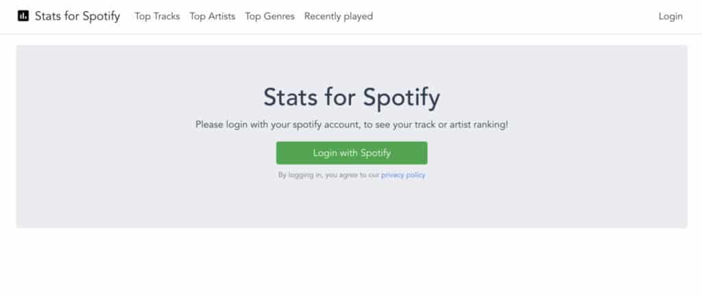what is statsforspotify